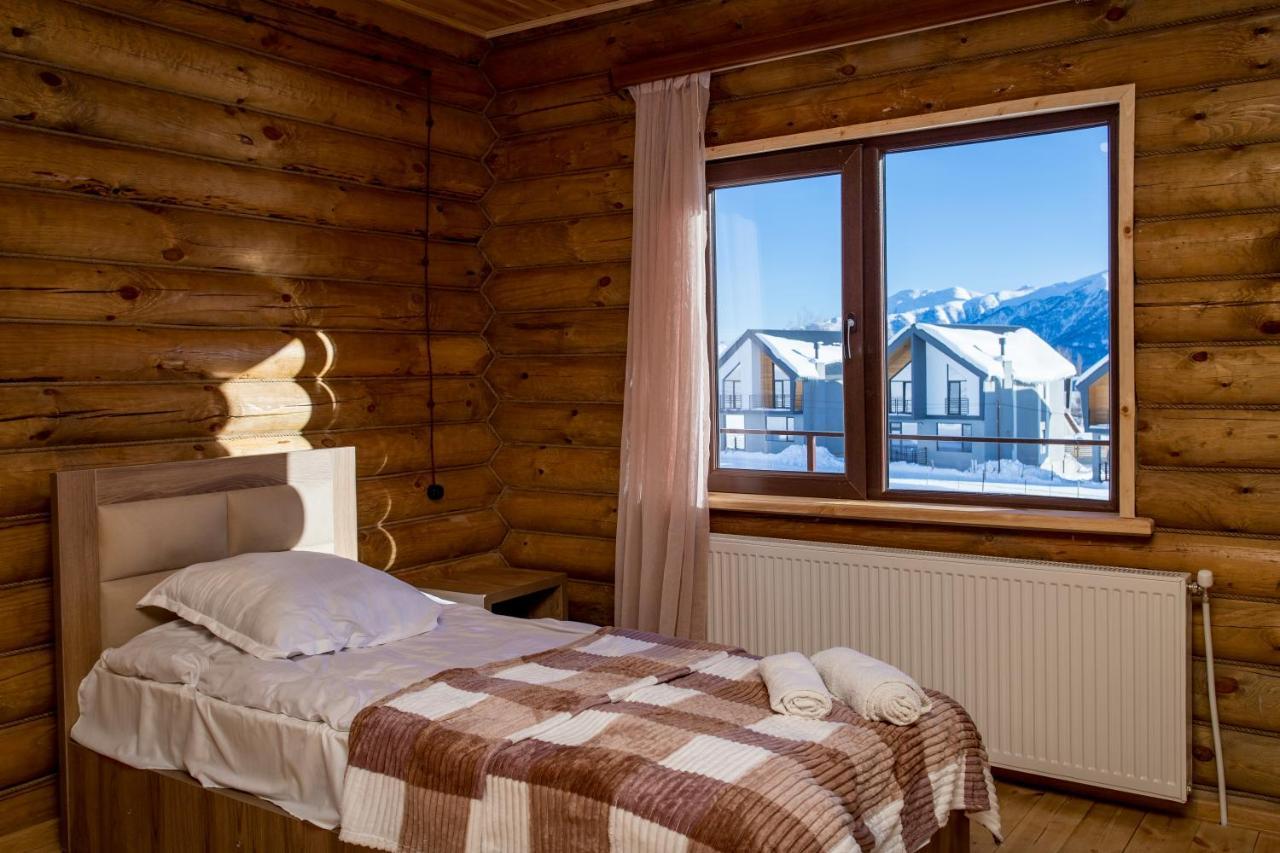Snow Time Eco Chalet Gudauri Dış mekan fotoğraf