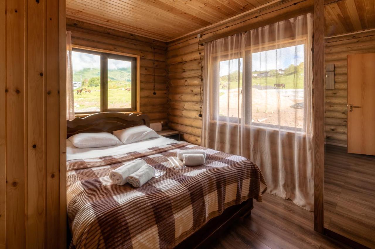 Snow Time Eco Chalet Gudauri Dış mekan fotoğraf